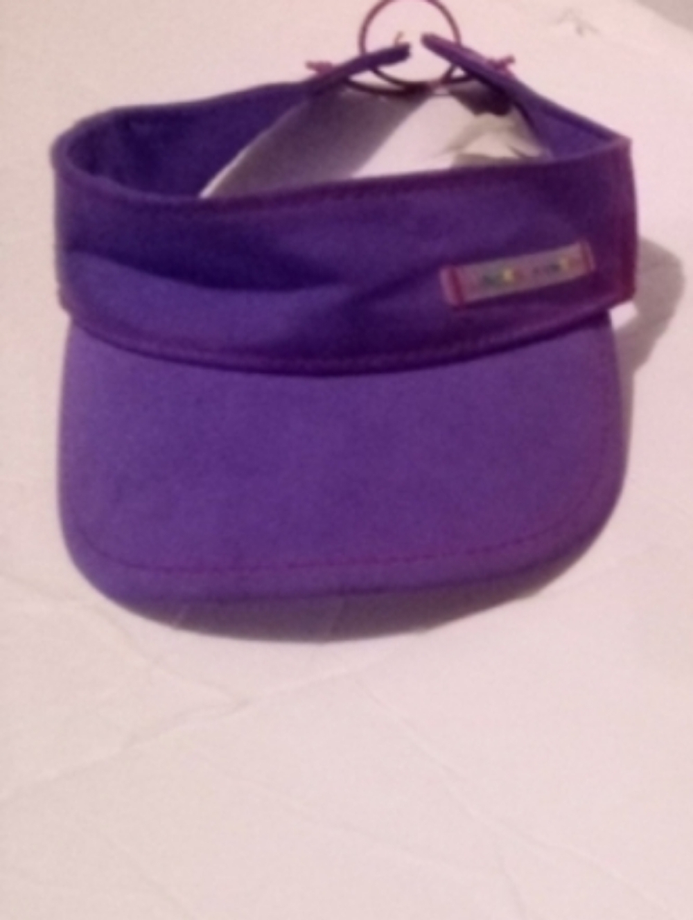 Under Armour Purple Visor with Neon Yellow Logo and Trim + Purple Visor